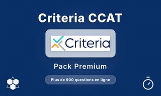 CCAT, UCAT, WTMA et questionnaires de personnalité Criteria.
